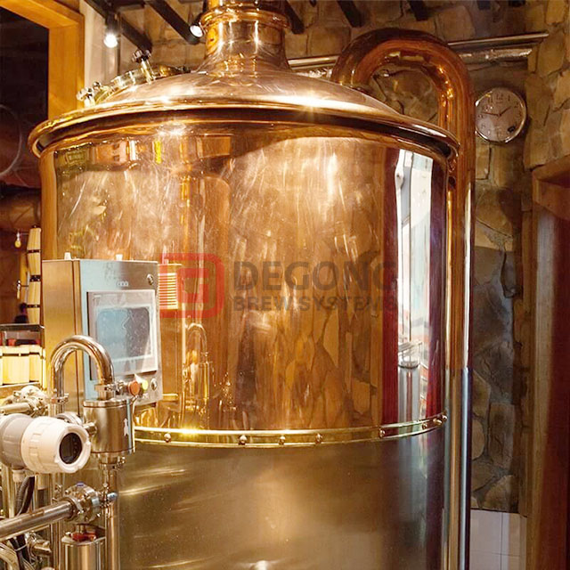5BBL Copper Miniature Brewery Craft Beer Brewing Plant Utrustning till salu