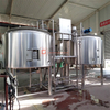 PLC Automatisk/halvautomatisk kontroll Skräddarsydd kombinerad ångauppvärmd 3-kärl 2000L Ölbryggeri kommersiellt bryggeri