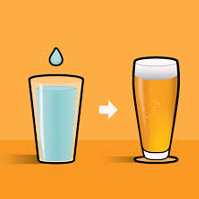 Effekten av vatten på öl