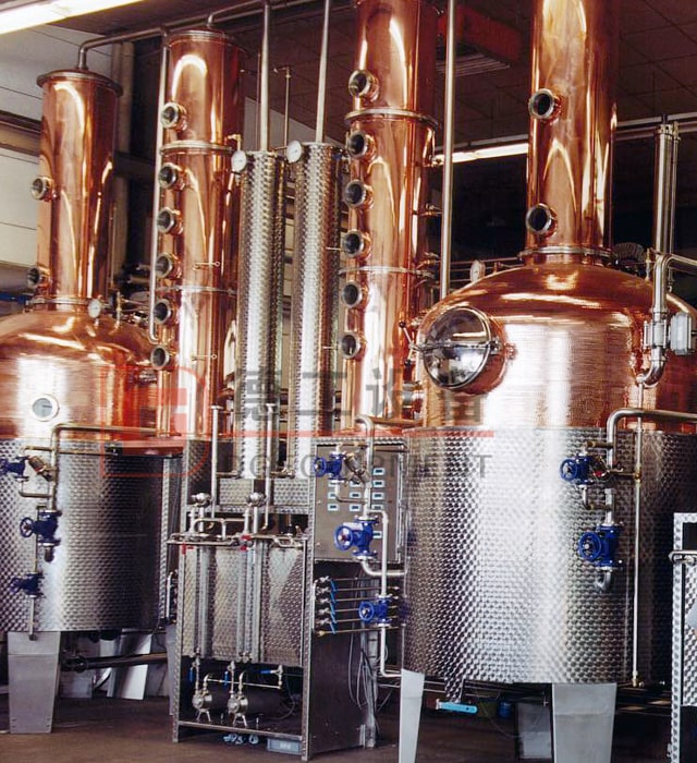 200L 500L destillationsutrustning för Vodka Rum Copper Craft Distiller till salu