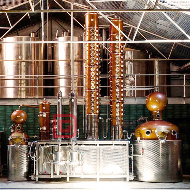 50L -5000L Gin Vodka industriell alkoholdestillationsutrustning