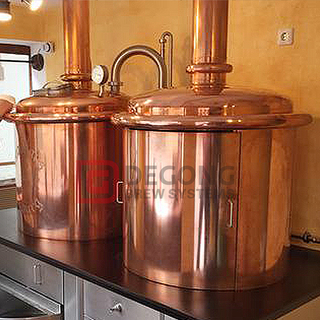 5BBL kopparmikrobryggeri som används i barhotell |Köp ett bryggsystem