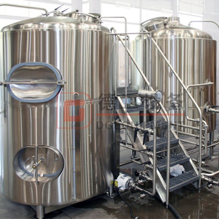 AISI 304/316 rostfritt stål ölbryggeri gratis kombination för bryggpub, gårdar, dryckestillverkare, restaurang