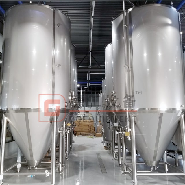Tre kärl 2000L Kommersiellt bryggsystem Brewhouse Fri Kombination Side Manhole Fermenteringstank nära mig