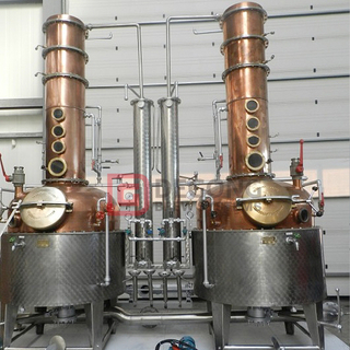 600L koppardestillationstorn för att göra whiskyrom högeffektiv kolumnstill